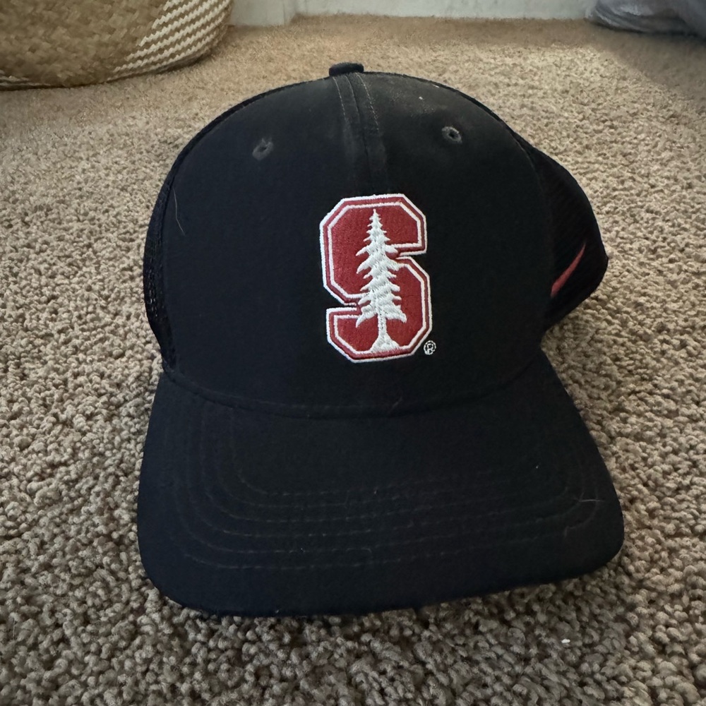 Kids Black Cap with Red Logo